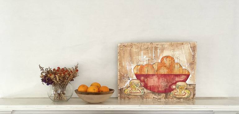 Original Expressionism Food & Drink Painting by Sara Young