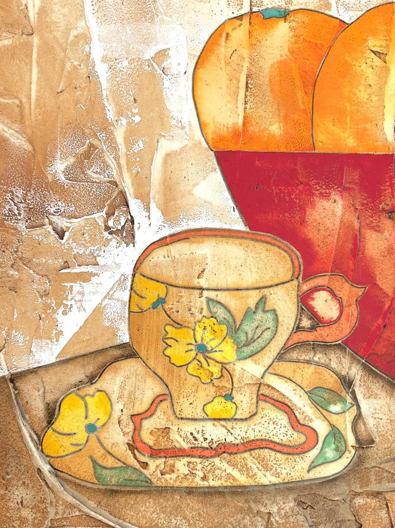 Original Expressionism Food & Drink Painting by Sara Young