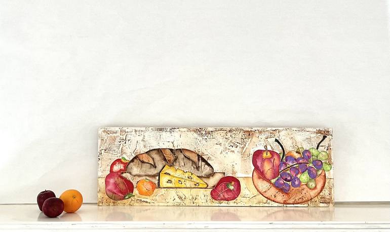 Original Expressionism Food Painting by Sara Young