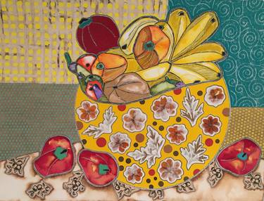 Original Expressionism Food & Drink Collage by Sara Young