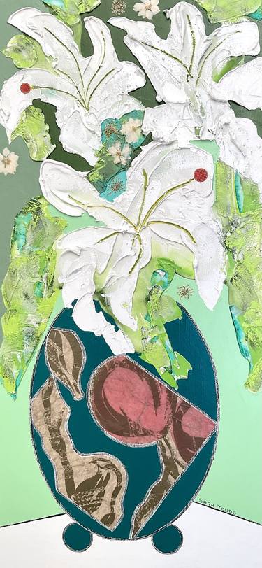 Original Expressionism Floral Paintings by Sara Young