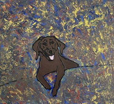 Original Abstract Expressionism Dogs Photography by Diane Goodman