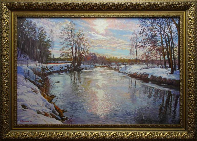 Original Fine Art Landscape Painting by Aleksandr Samohvalov