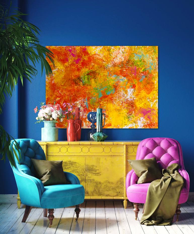 Original Abstract Expressionism Abstract Painting by Jodie Beck