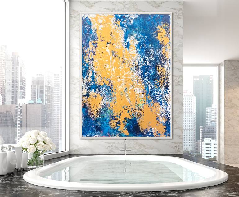 Original Abstract Expressionism Abstract Painting by Jodie Beck