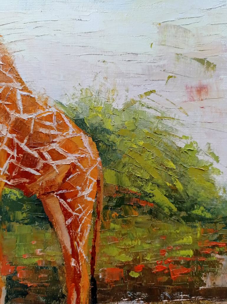 Original Figurative Animal Painting by Viktoria Kerner