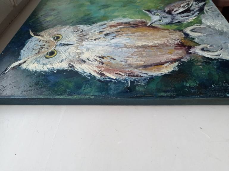 Original Expressionism Animal Painting by Viktoria Kerner