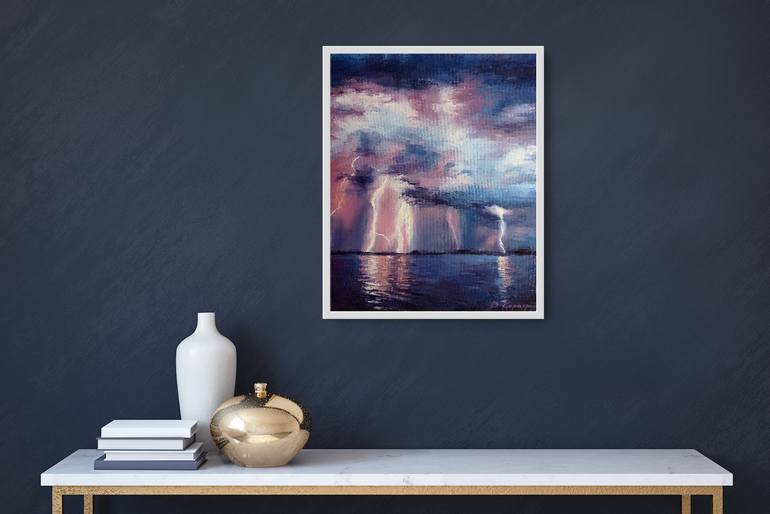 Original Expressionism Landscape Painting by Viktoria Kerner