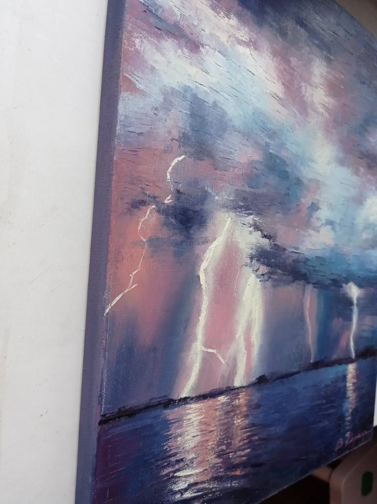 Original Expressionism Landscape Painting by Viktoria Kerner