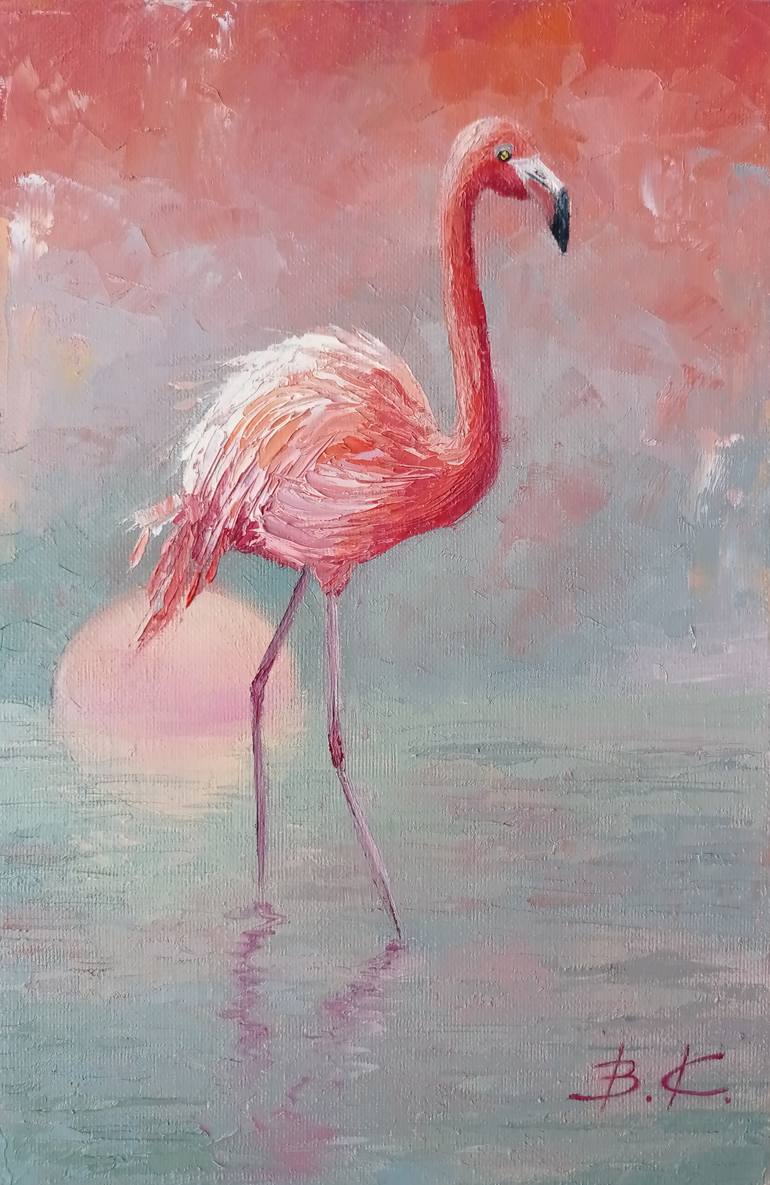 Original Expressionism Animal Painting by Viktoria Kerner