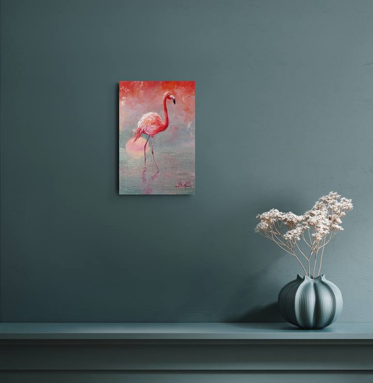 Original Expressionism Animal Painting by Viktoria Kerner