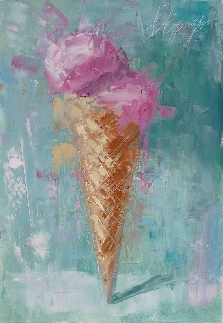 Original Abstract Still Life Painting by Viktoria Kerner