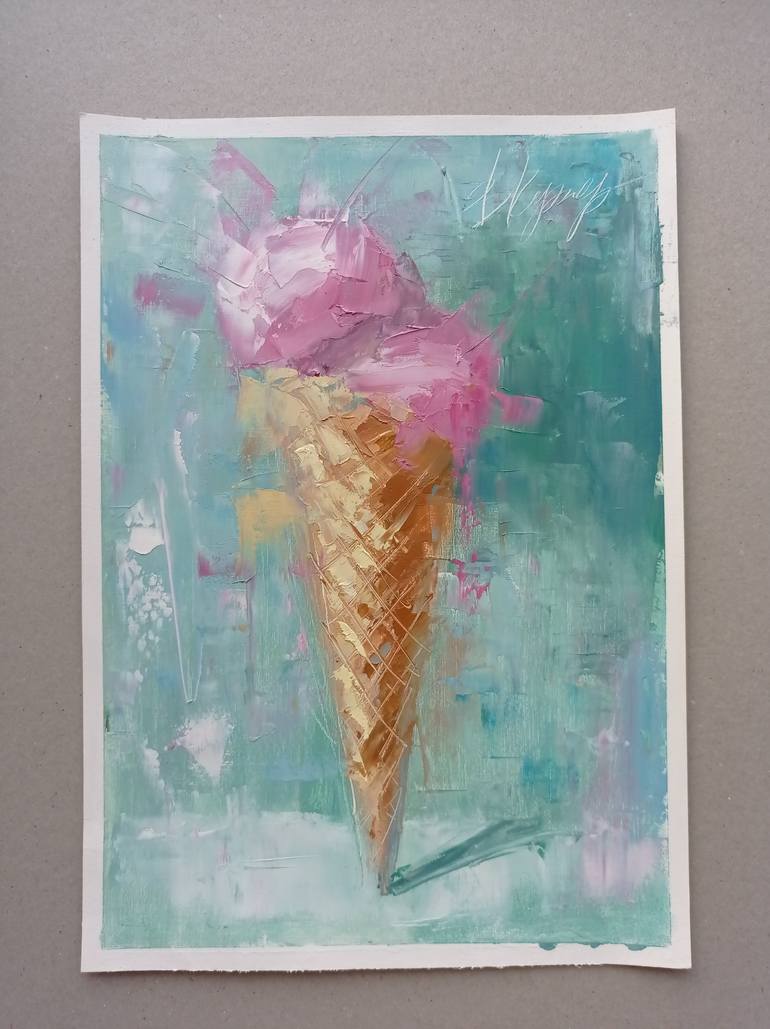 Original Abstract Still Life Painting by Viktoria Kerner