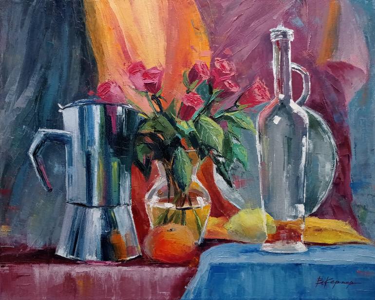 Original Figurative Still Life Painting by Viktoria Kerner