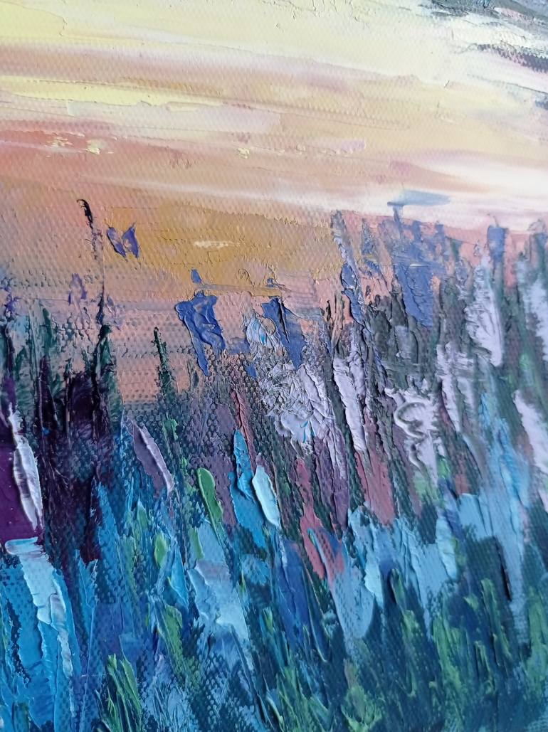 Original Abstract Landscape Painting by Viktoria Kerner