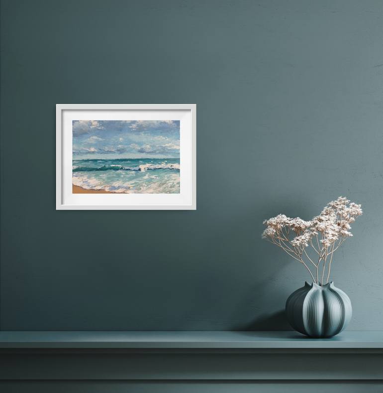 Original Impressionism Seascape Painting by Viktoria Kerner