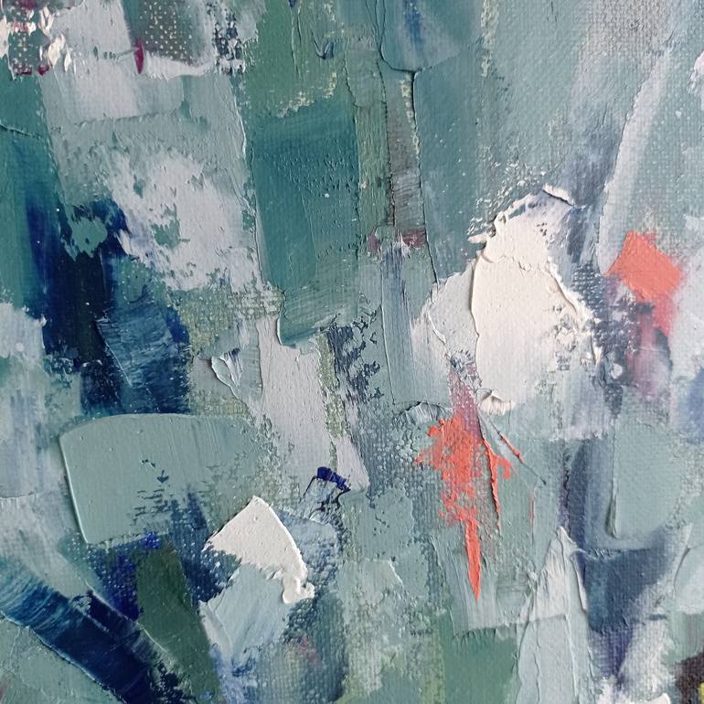 Original Abstract Cats Painting by Viktoria Kerner