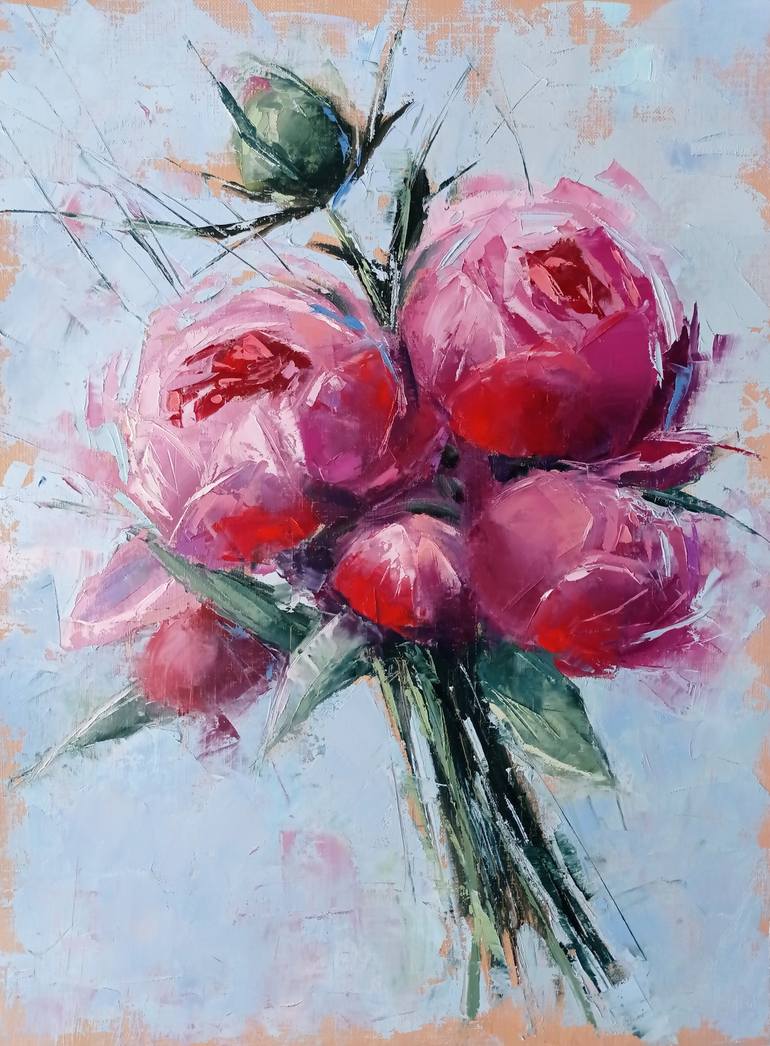 Palette of Peonies Bouquet