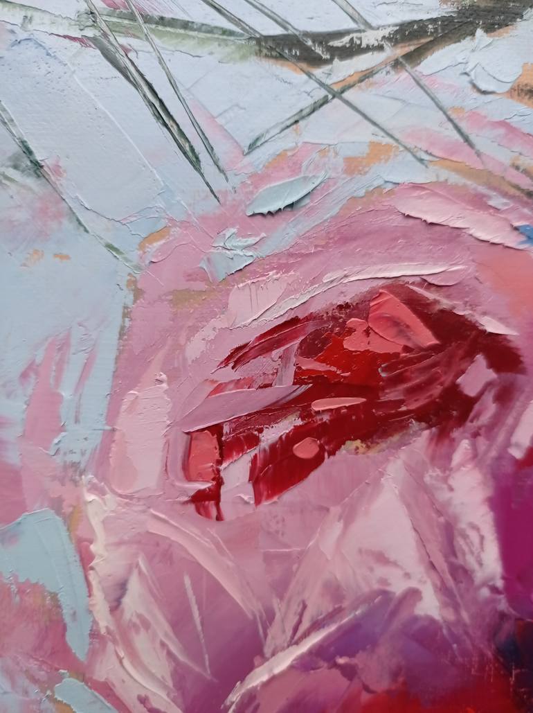 Original Figurative Floral Painting by Viktoria Kerner