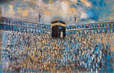 Print of Abstract Religious Paintings by Lamya Kabbani