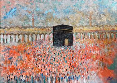 Print of Abstract Expressionism Religion Paintings by Lamya Kabbani