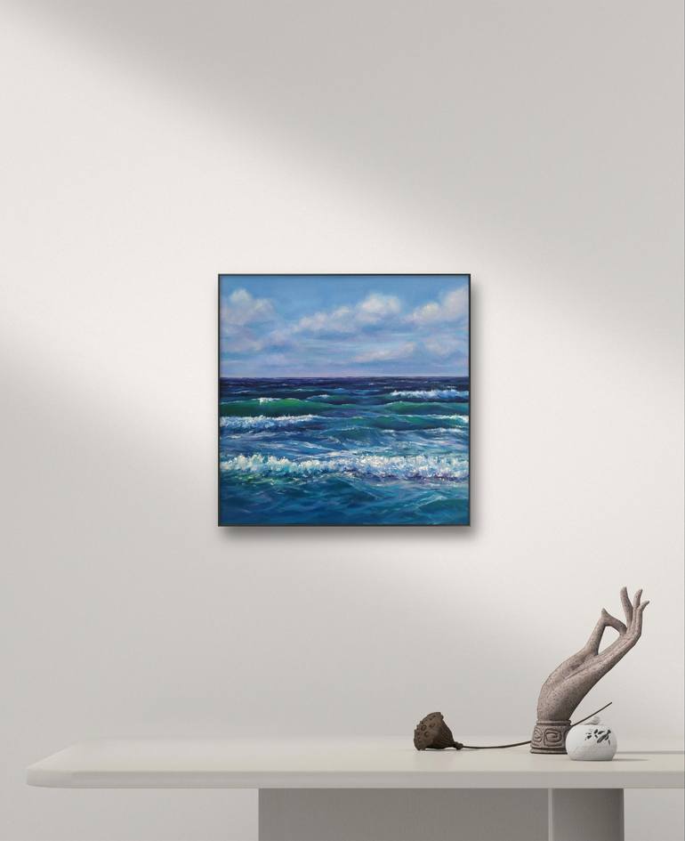 Original Contemporary Seascape Painting by Inna Zolkina