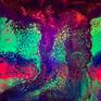Under uv/blue light