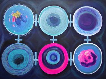 Original Science Paintings by Wanda Bush