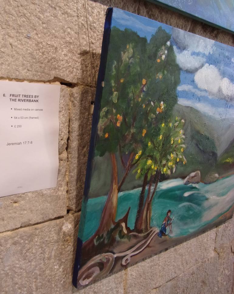 Original Impressionism Landscape Painting by Wanda Bush