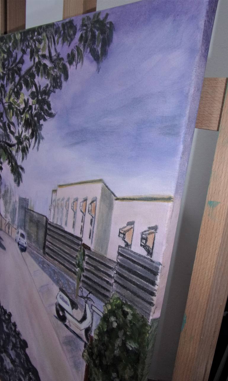 Original Figurative Landscape Painting by Wanda Bush