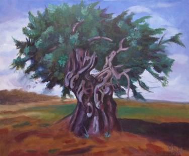 Original Fine Art Tree Paintings by Wanda Bush