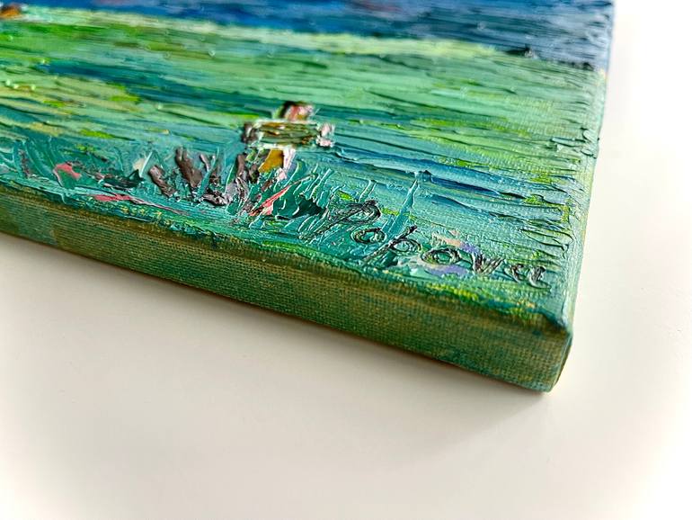 Original Impressionism Landscape Painting by Natalia Popova