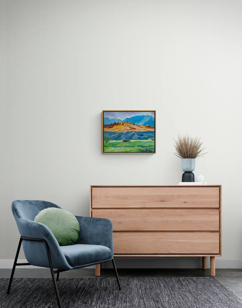 Original Impressionism Landscape Painting by Natalia Popova