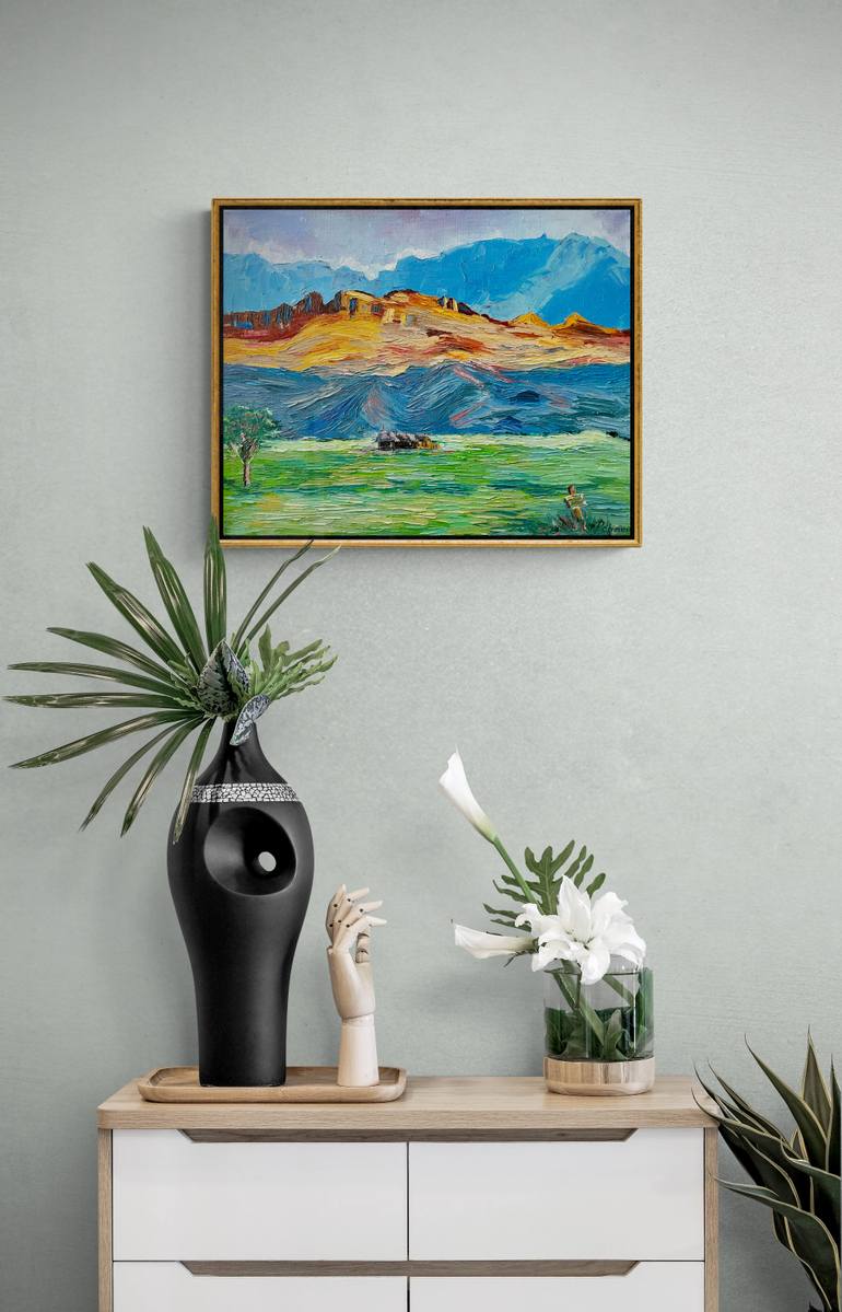 Original Impressionism Landscape Painting by Natalia Popova
