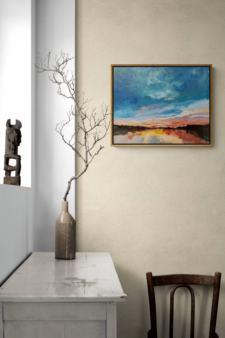 Original Impressionism Landscape Painting by Natalia Popova