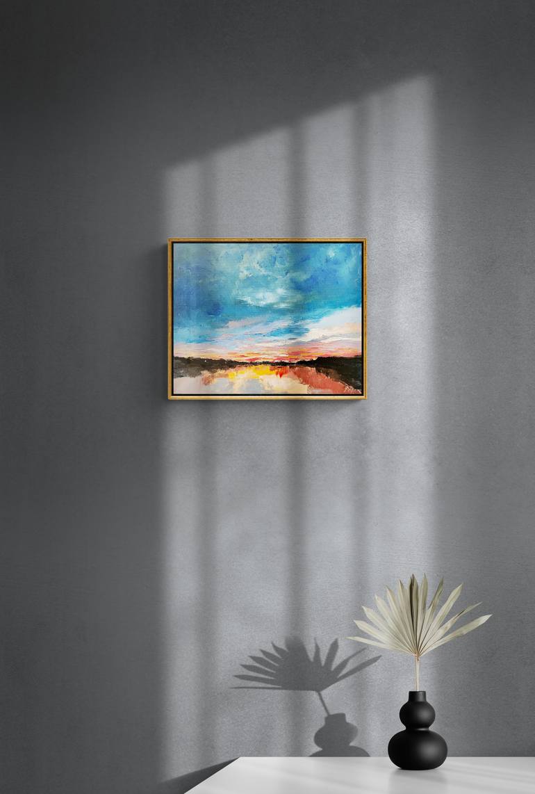 Original Impressionism Landscape Painting by Natalia Popova