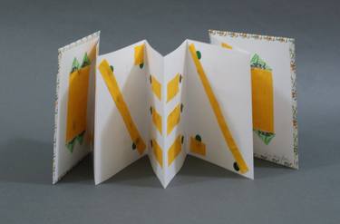 Artist's Book Accordion Book MID by Claire Jeanine Satin thumb