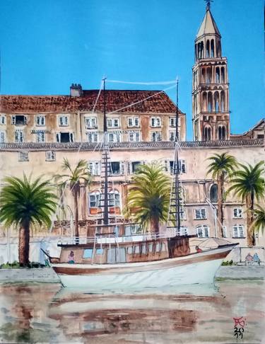 Original Impressionism Places Paintings by francisco adolfo gutierrez