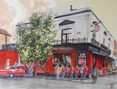 The Gunners  Blackstock  Road Highbury London UK thumb