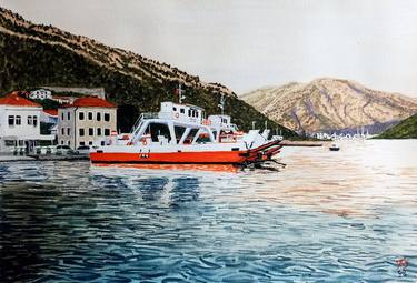 The Ferries Harbour in Kamenari Montenegro thumb