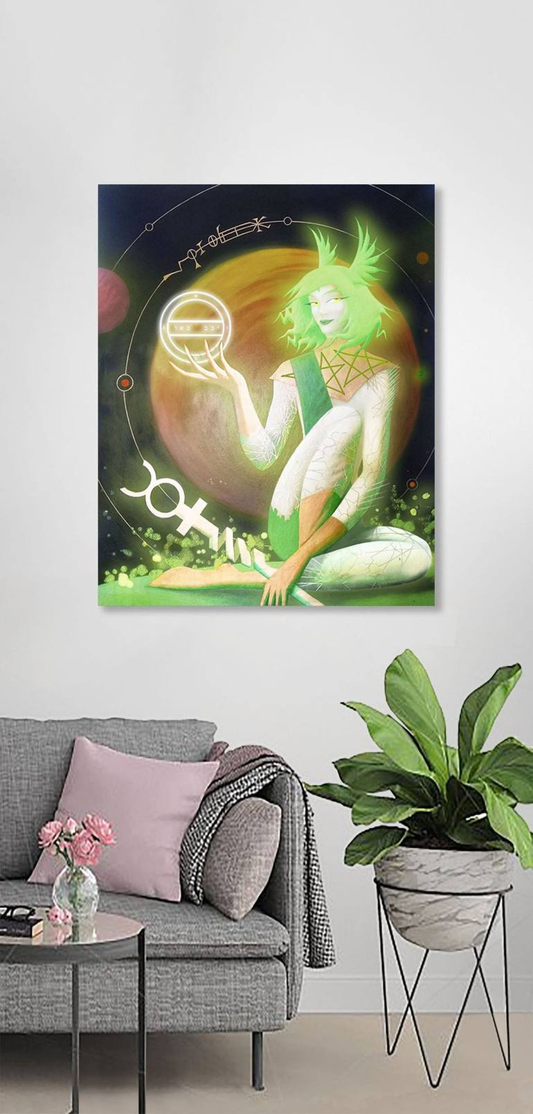 Original Fantasy Painting by DAVID DADOARTS