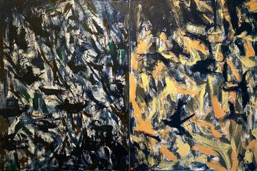 Original Abstract Expressionism Abstract Paintings by Jeffrey Fuchs