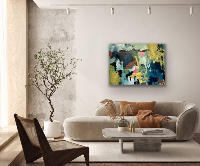 Original Abstract Expressionism Abstract Painting by Jeffrey Fuchs