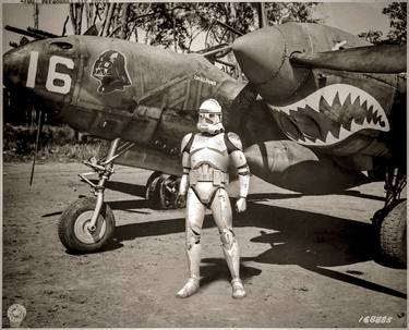 Clone Trooper with P-38 Lightning  -  Limited Edition #2/10 thumb