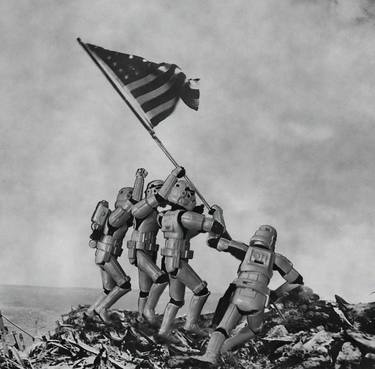 Raising the Flag on Iwo Jima   - Limited Edition #4 of 10 thumb