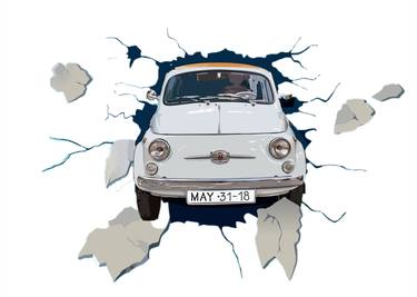 Print of Car Digital by Tony Leone