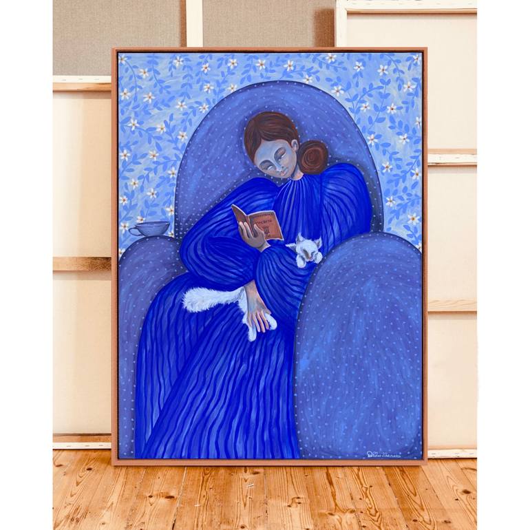 Original Contemporary People Painting by Hiranya R