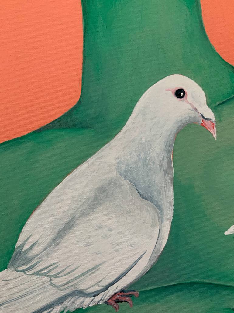 Original Abstract People Painting by Hiranya R