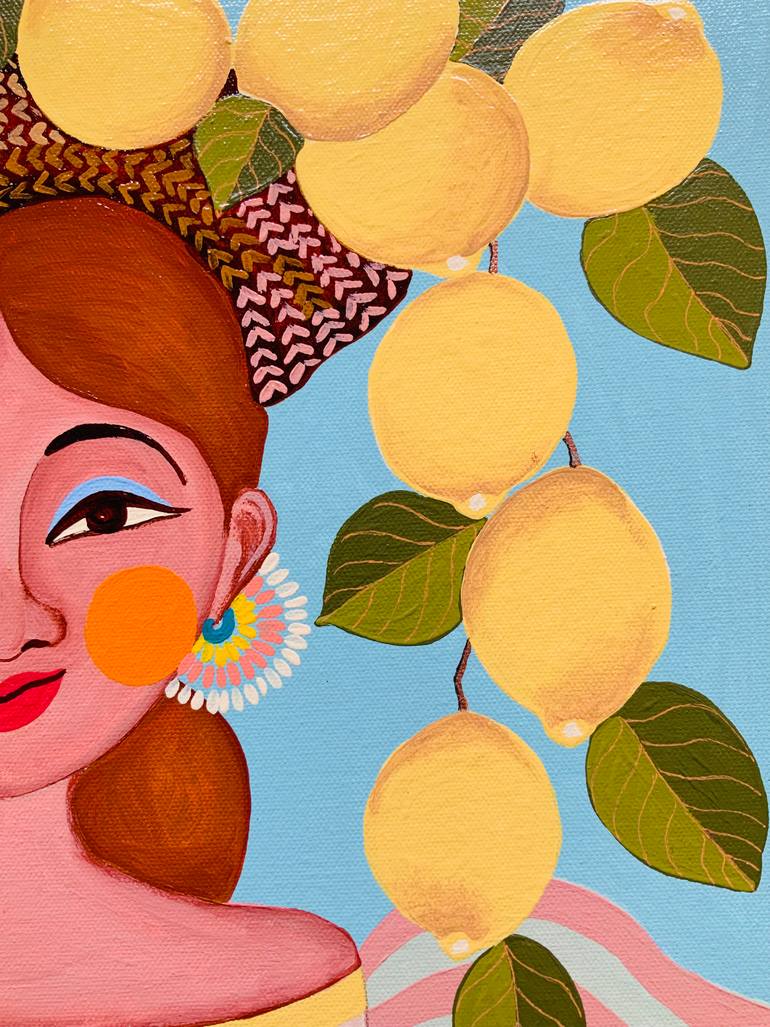 Original Contemporary Women Painting by Hiranya R