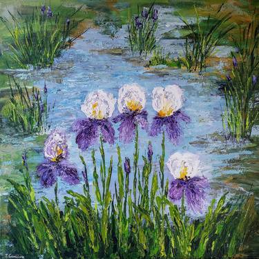 Original Impressionism Floral Paintings by Tatiana Gomzina